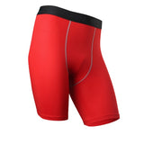Base Layer Gym Compression Shorts Fitness Bodybuilding Workout Gym Athletic Tights Running Black Shorts Mart Lion Red S 