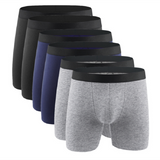 Men's Cotton Underwear Cotton Boxers Briefs Calzoncillos Hombre Panties Solid Underpants Bokserki Meskie Boxer Shorts Mart Lion B1006-6pcs XL(55-70kg) 