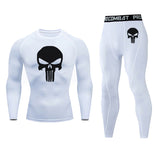 Thermal underwear set Men's clothing Compression sports Quick-drying jogging suit Winter warm MMA Mart Lion Khaki XL 