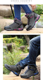 Unisex Breathable Climbing Shoes Male Outdoor High Top Hiking Boots Women Non-slip Hiking Men's Trekking Hunting Sneakers Mart Lion   