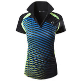 jeansian Women Casual Designer Short Sleeve T-Shirt Golf Tennis Badminton Black2 Mart Lion SWT273-Black S China