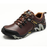 Blue Hiking Boots Men's Leather Trekking Sneakers Non-slip Anti-shock Climbing Shoes Mart Lion 9999 shenzong 38 