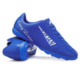 Hot Blue Printed Soccer Boots Outdoor Lightweight Men's Sports Shoes for Football Non-slip Unisex Training Mart Lion Blue duan22027 35 