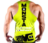 Men's Gyms Quick drying Clothing bodybuilding tank top sleeveless Breathable tops men undershirt Casual vest Mart Lion Yellow M China