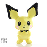 Anime Pikachu Plush Toy Pokemon Squirtle Bulbasaur Lapras Eevee Claw Machine Doll Mart Lion 25cm pichu  