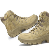 Winter/Autumn Men's Military Leather Boots Special Force Tactical Desert Combat Boats Outdoor Shoes Snow Boots Mart Lion 1201 Sand color 39 