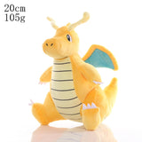 Anime Pikachu Plush Toy Pokemon Squirtle Bulbasaur Lapras Eevee Claw Machine Doll Mart Lion 20cm Dragonite  