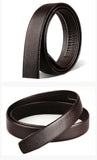 No Buckle 3.5cm Wide Genuine Leather Automatic Belt Body Strap Without Buckle Belts Men's Belts Mart Lion   