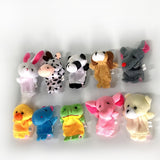 10pcs Soft Cute Baby Toys Hand Finger Puppet Cloth Soft Dolls Parent-child Game Props For Neonatal Mart Lion   