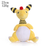 Anime Pikachu Plush Toy Pokemon Squirtle Bulbasaur Lapras Eevee Claw Machine Doll Mart Lion 23cm Ampharos  