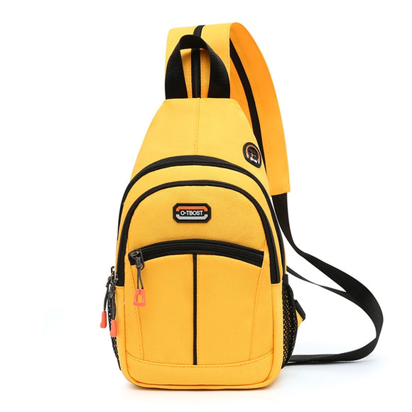 Mini backpack small chest bag messenger bag female women sports bag travel bagpack crossbody bag back pack Mart Lion Yellow China 