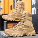 Men's Military Boots Special Force Desert Combat Shoes Snow Outdoor Work Safety Motocycle Army boots Mart Lion Sandy No Fur 39 