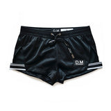 Men's Underwear Boxer Shorts Underpants Ropa Interior Hombre Brief Soft Panties U Convex Pouch Shorts Mart Lion Black M 