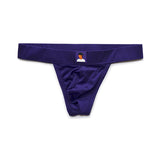Gay Tangas Thong Underwear Men's Lingerie Sissy Cute Cartoon Strings Breathable Mesh Panties Tanga Hombre Slip Cueca T-Back Mart Lion Purple M 