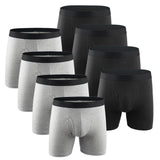 Men's Boxers Lingerie Boxer Briefs Long Bokserki Meskie Underwear Ropa Interior Hombre Underpants Cotton Panties Shorts Mart Lion q002-8pcs Asia XL 