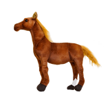 Adorable Simulation Horse Stuffed Animal Plush Dolls Realistic Image Classic Personal Toy For Children Gift Mart Lion 28cm Ferghana horse 