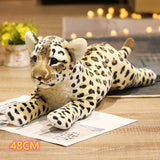 39/48/58cm Lovely Lion Tiger Leopard Plush Toys Cute Simulation Dolls Stuffed Soft Real Like Animal Toys Mart Lion 48cm leopard  