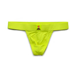 Gay Tangas Thong Underwear Men's Lingerie Sissy Cute Cartoon Strings Breathable Mesh Panties Tanga Hombre Slip Cueca T-Back Mart Lion Fluorescent Green M 