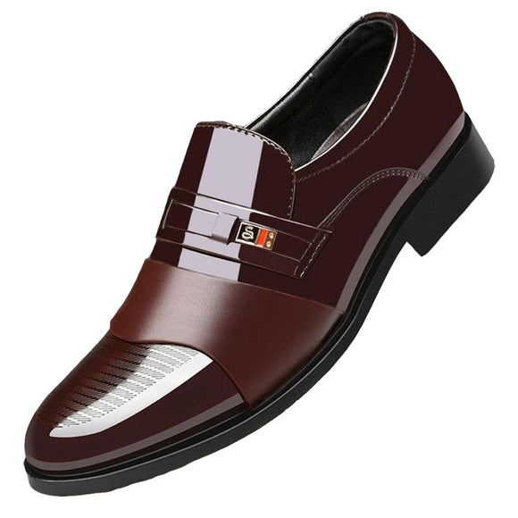 Dress Men Shoes Formal Slip On Dress Men's Oxfords Footwear Leather Loafers Mart Lion   