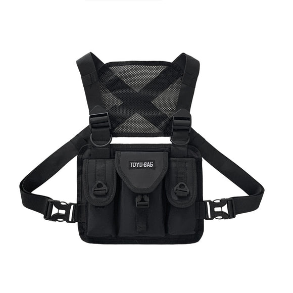 Men's Bag Casual Tactical Vest Bag Male Leisure Chest Bags Trendy Shoulder Chest Phone Purse Men's Fanny Pack Mart Lion Default Title  