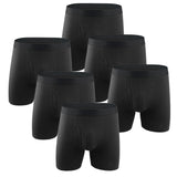 Men's Boxers Lingerie Boxer Briefs Long Bokserki Meskie Underwear Ropa Interior Hombre Underpants Cotton Panties Shorts Mart Lion w001-6pcs Asia XL 