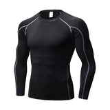 Men's Long Sleeve T-shirts Gym Clothing Sportswear Sporting Cry Fit Running Rashguard Sport Compression Mart Lion TC-150 M 