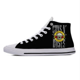 Heavy Metal Rock Band Funny Casual Cloth Shoes High Top Lightweight Breathable 3D Print Men's women Sneakers Mart Lion Guns N Rose4 4 