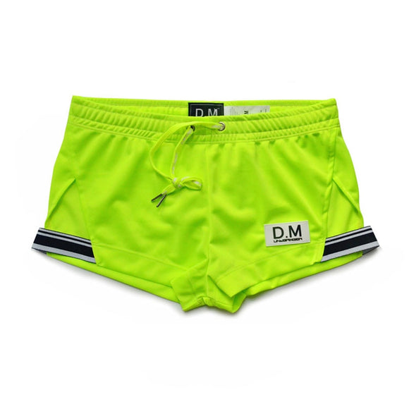 Men's Underwear Boxer Shorts Underpants Ropa Interior Hombre Brief Soft Panties U Convex Pouch Shorts Mart Lion Fluorescent Green M 