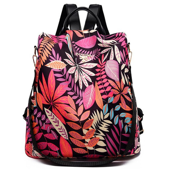 Waterproof Oxford Women Backpack Fashion Anti-theft Women Backpacks Print School Bag Large Capacity Backpack Mart Lion Style-M China 