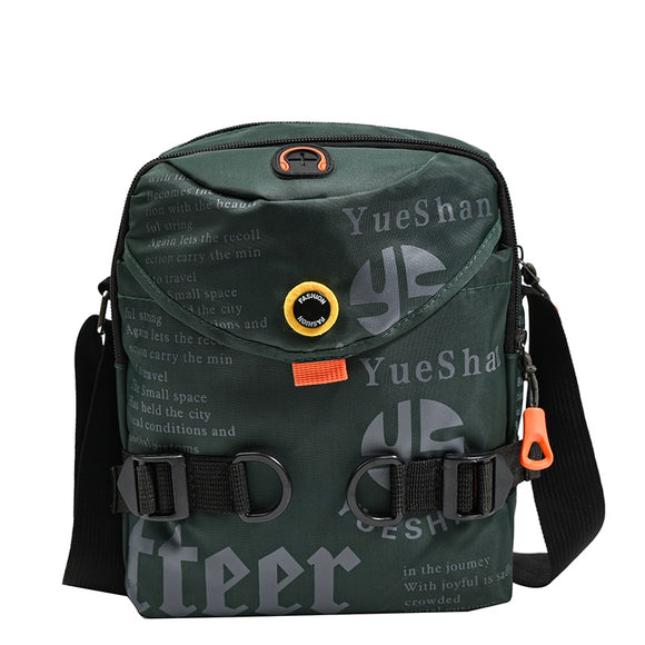 Messenger Bags For Men Casual Small Shoulder Bags Canvas Travel Leisure Crossbody Bag Sport Design Male Phone Purse Mart Lion Green messenger bag (20cm<Max Length<30cm) 
