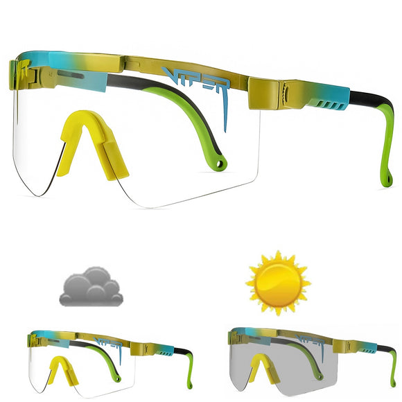 Adult Photochromic Cycling Glasses Men's Women Outdoor Sport Sunglasses Mtb Bike Bicycle Goggles UV400 Eyewear Mart Lion CB27  