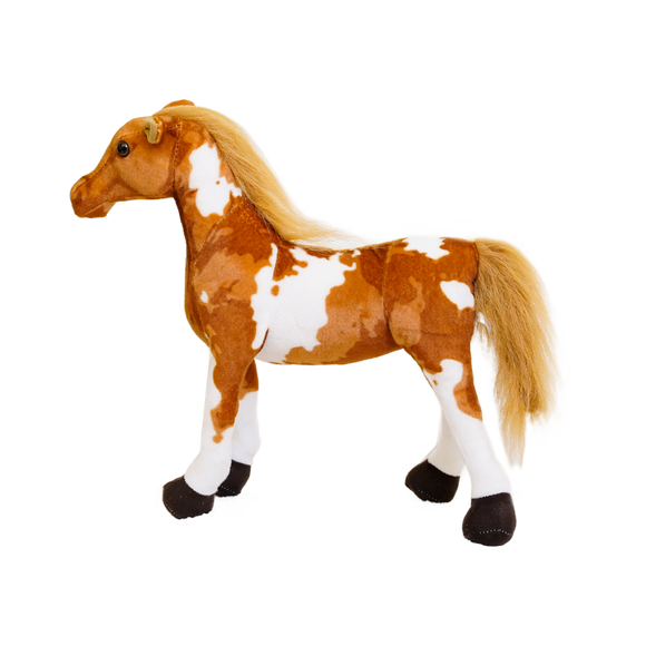 Adorable Simulation Horse Stuffed Animal Plush Dolls Realistic Image Classic Personal Toy For Children Gift Mart Lion 28cm America spent horse 