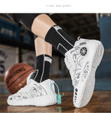 Professional Blue Basketball Sneakers Men's Women Designer Basket Sports Shoes Non-slip Bounce Athletic Sneakers Mart Lion   
