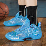 Professional Blue Basketball Sneakers Men's Women Designer Basket Sports Shoes Non-slip Bounce Athletic Sneakers Mart Lion   