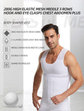 Hot Men's Compression Shirt Slimming Body Shaper Vest Fitness Workout Tank Tops Abs Abdomen Undershirts Body Shaper Mart Lion   
