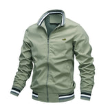 Bomber Jacket Men's Fitness Sweatshirts Unisex Zipper Jacket Hip Hop Jackets Streetwear Mart Lion 207-QLS M 
