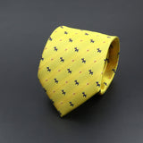 Novelty Ties For Men's Cartoon Dog Dots Paisley Striped Men's Meeting Wedding Tuxedo Suit Shirt Daily Wear Cravat Mart Lion 36  