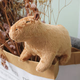 Simulation Capybara Plush Toys Capybara Plushie Dolls Soft Stuffed Animals Kawaii Kids Toy Peluche Christmas Gift for Girls Mart Lion 18cm brown  