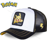 Anime Pokemon Baseball Cap Pikachu Poke Ball Printed Hat Adjustable Cosplay Hip Hop Cap Girls Boys Figures Toys Mart Lion   