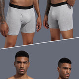 Men's Boxers Lingerie Boxer Briefs Long Bokserki Meskie Underwear Ropa Interior Hombre Underpants Cotton Panties Shorts Mart Lion   