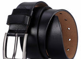 Belt for Men's Women Genuine leather Alloy Metal Pin Buckle Waist Betls Straps Mart Lion   