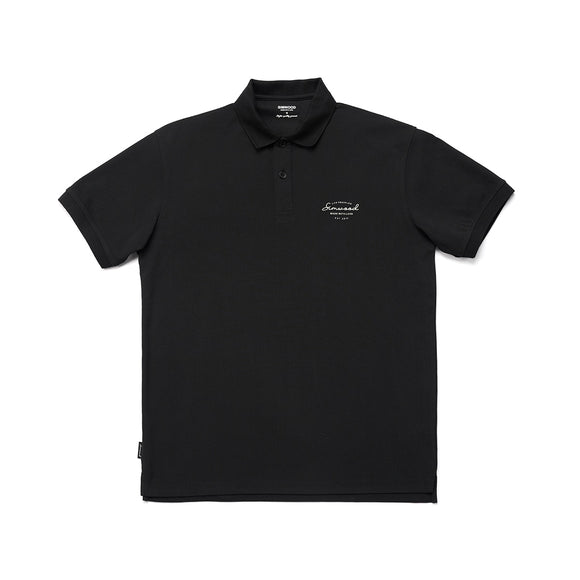Summer Sorona Fabric Polo Shirts Men's Cool Feeling Breathable Tops Clothing Mart Lion Black S REC 50-57.5KG 