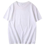 100% Cotton T Shirt Women Summer Loose Basic Tees Casual Soild Tshirt Female Korean Tops Y2k Clothes Mart Lion   