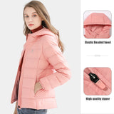 Jackets Women Men's Winter Coats Ultralight Windbreaker Warm Clothing Outwear Hiking Jacket Autumn MartLion Pink Female S 