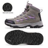 Outdoor Hiking Shoes Women Men's High-top Boots Mountaineering Tactical Trekking for Summer Non-slip MartLion Purple-F 8 