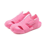 Summer Candy Color Boys Sandals Kids Shoes Beach Mesh Sports Girls Hollow Sneakers Mart Lion L7 pink 22 CN