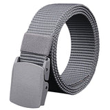 Military Men's Belt Army Belts Adjustable Belt Outdoor Travel Tactical Waist Belt with Plastic Buckle for Pants 120cm MartLion   