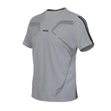 Men's T-shirt Short Sleeve Sports Tee Gym Fitness Jogging Track and Field Clothing Fast Drying Round Neck Oversized Top Mart Lion   