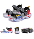 Kids Sandals Breathable Girs Soft Children's Shoes Outdoor Beach Kids Lightweight Mart Lion   