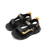 Summer Children Sandals Girls Shoes Sports Kids Boys Sneakers Non-Slip Lightweight Beach Mart Lion H199 gold 28 CN